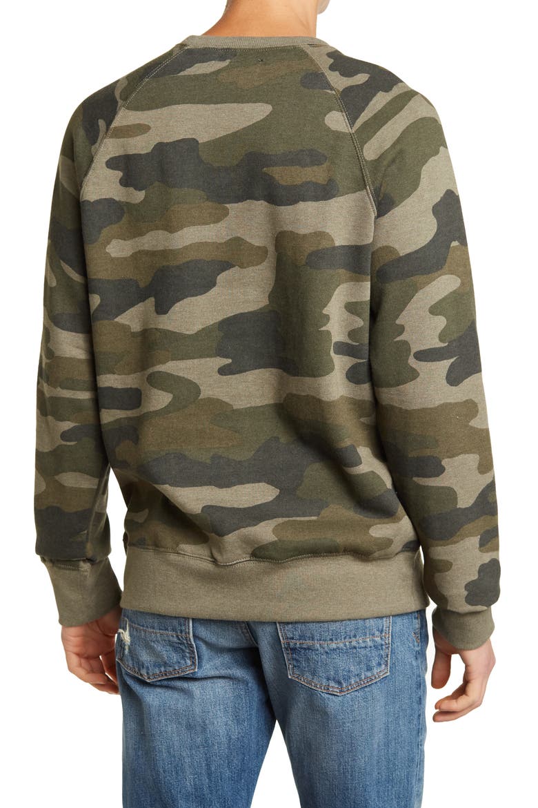 Camo Print Pullover, Alternate, color, CAMO