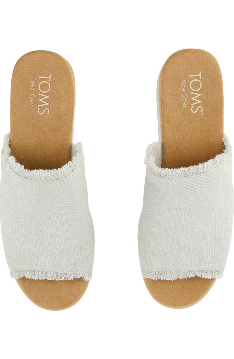 TOMS Diana Mule Sandal, Alternate, color, White