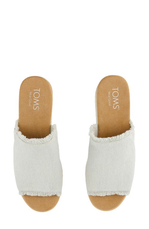 Shop Toms Diana Mule Sandal In White