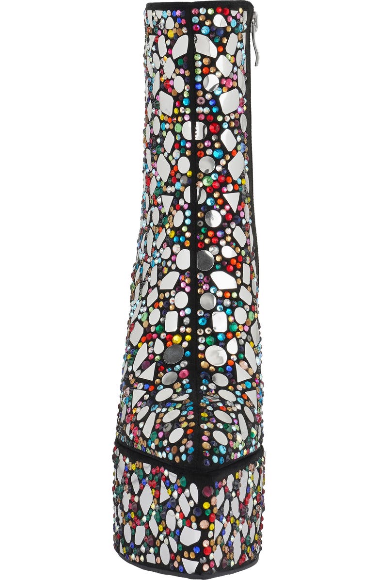 LONDON RAG Fancy Mirror Platform Boot, Alternate, color, Black