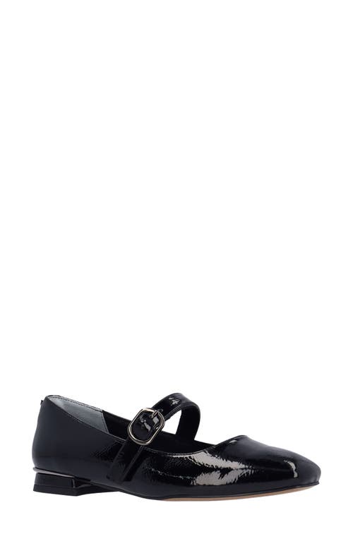 J. Reneé Faron Mary Jane Flat In Black