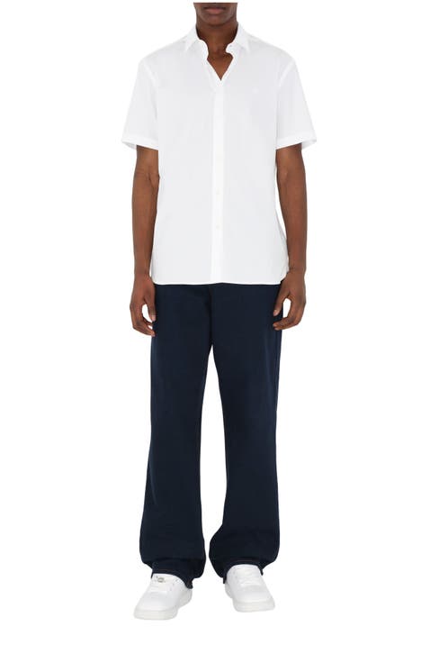 Slim Fit Stretch Cotton Shirt