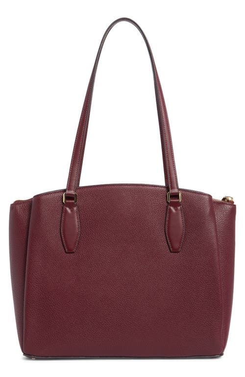 Kate Spade New York Monet Large Triple Compartment Tote Bag In Burgundy