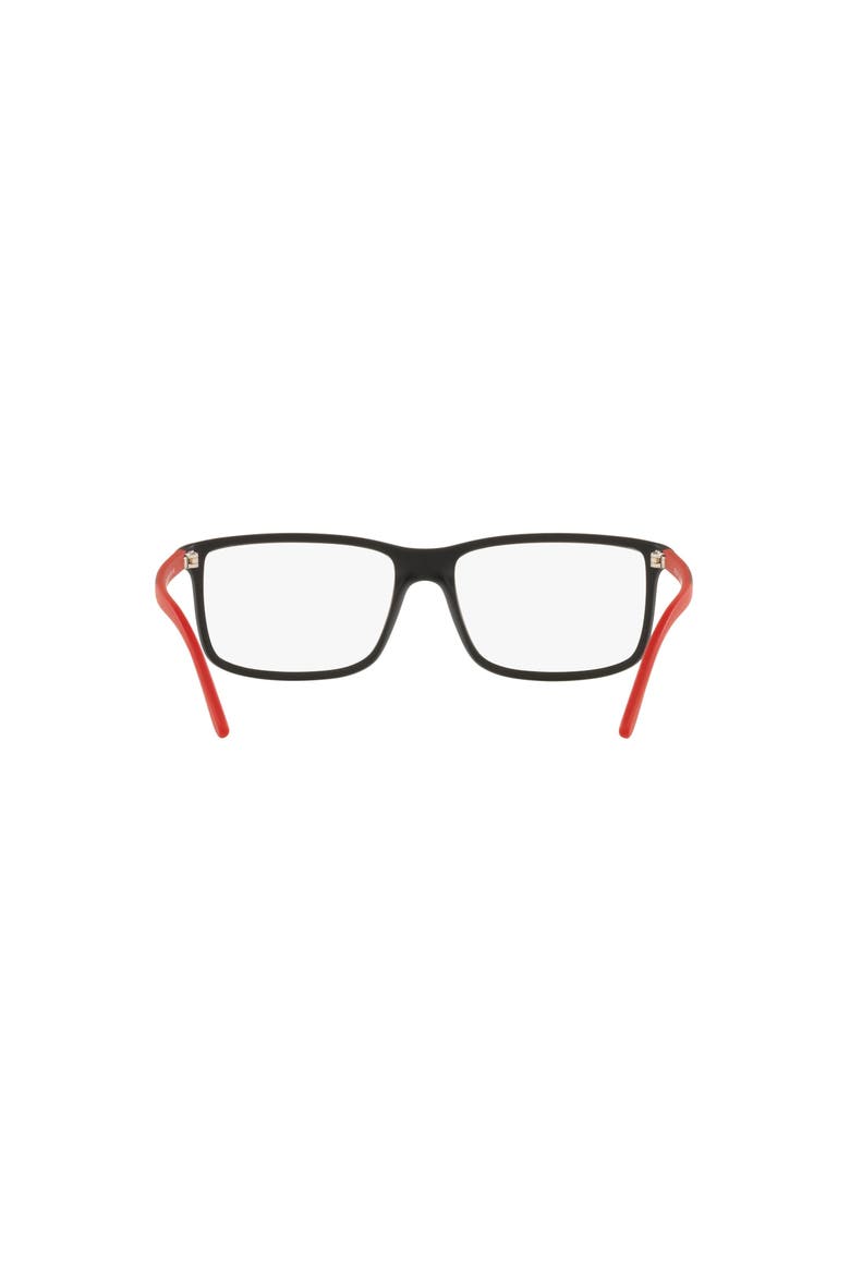 53mm Rectangle optical glasses, Alternate, color, Black
