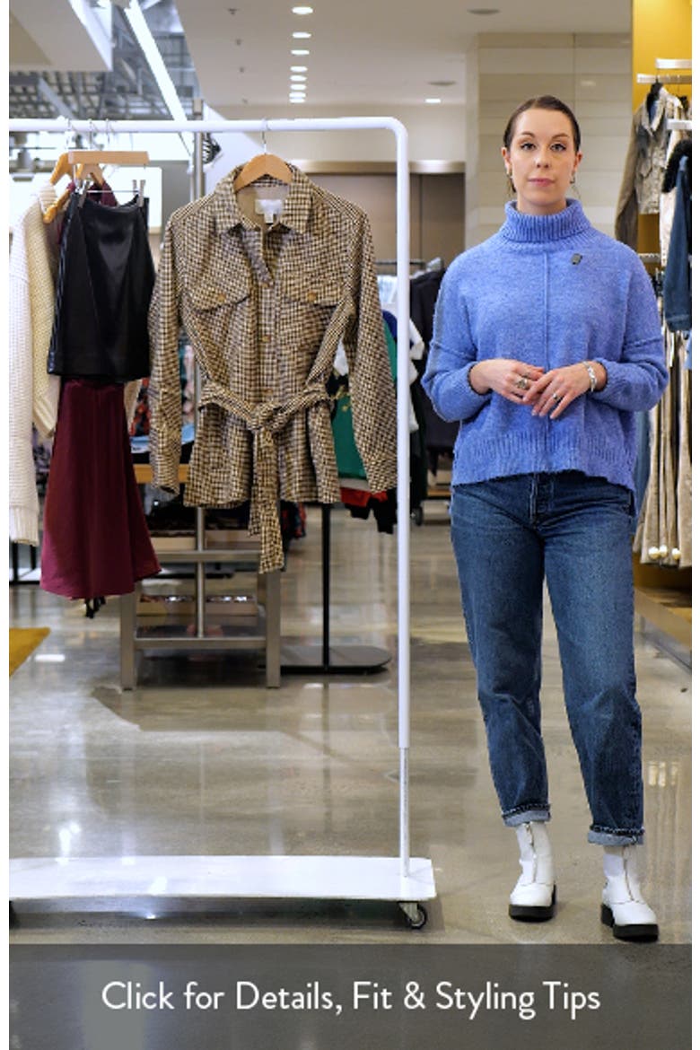 Plaid Belted Jacket video