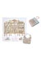 Doll House Bib & Swaddle Set