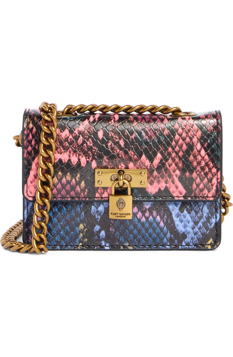 Kurt Geiger London Micro Brixton Crossbody Bag, Main, color, Pink Multi