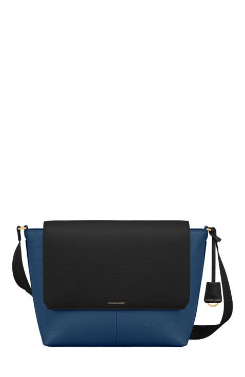 Leather Flaire Messenger Bag