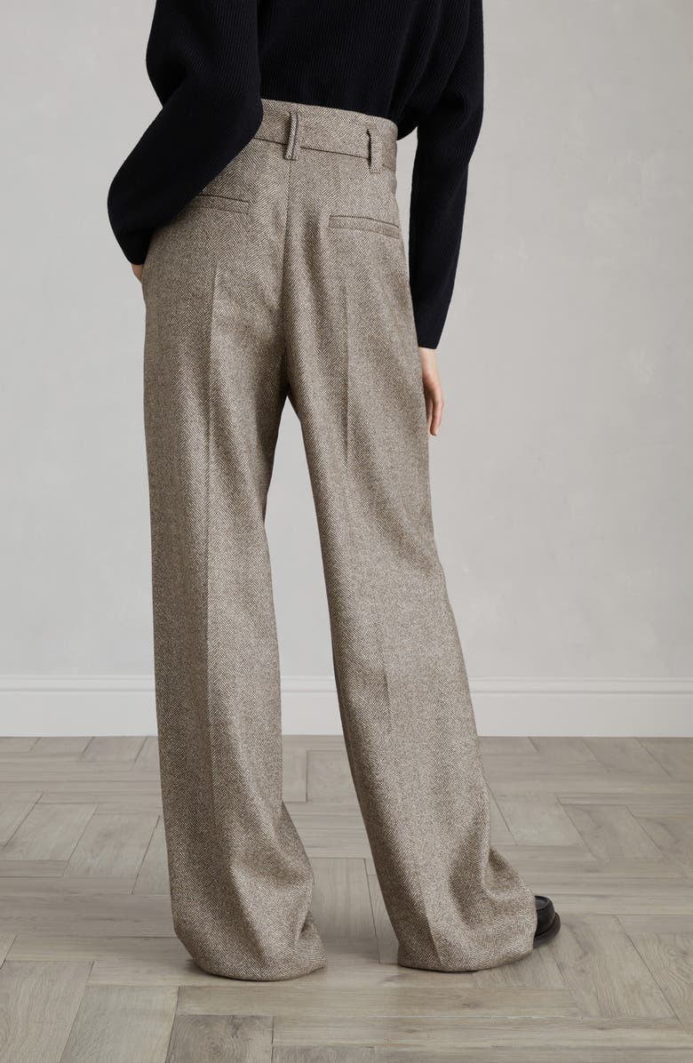 Brunello Cucinelli Loose Corset trousers with monili, Alternate, color, 