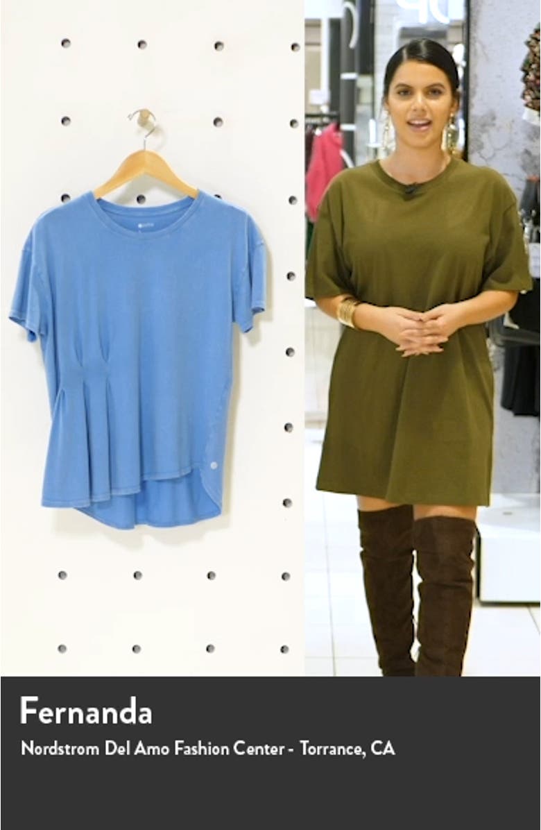 Washed Pleated T-Shirt, sales video thumbnail