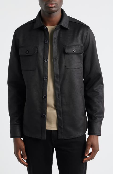 Andreas Faux Suede Overshirt