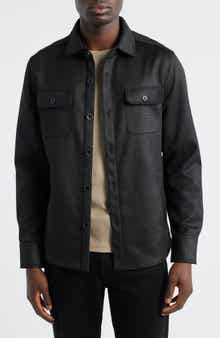 Robert Barakett Andreas Faux Suede Overshirt