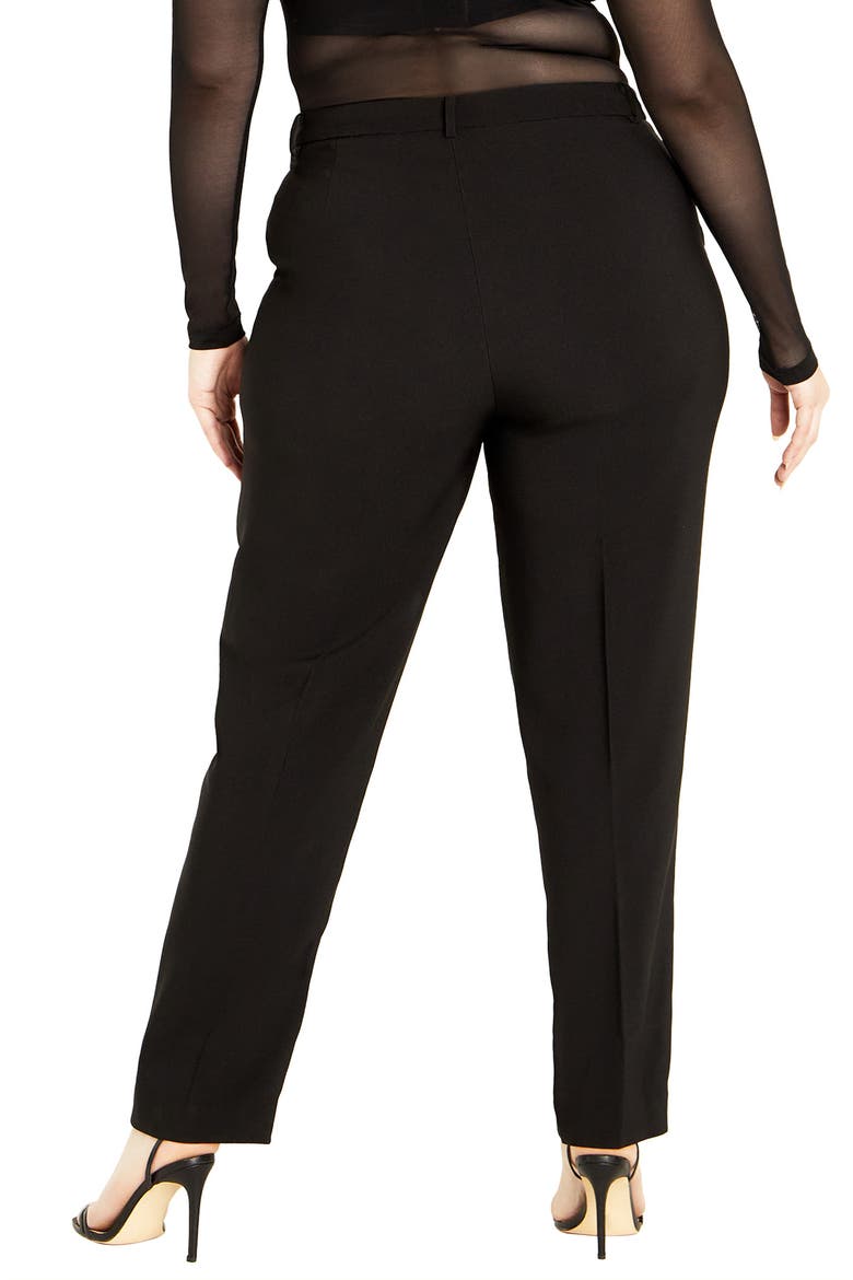 Kara Straight Leg Pants, Alternate, color, BLACK