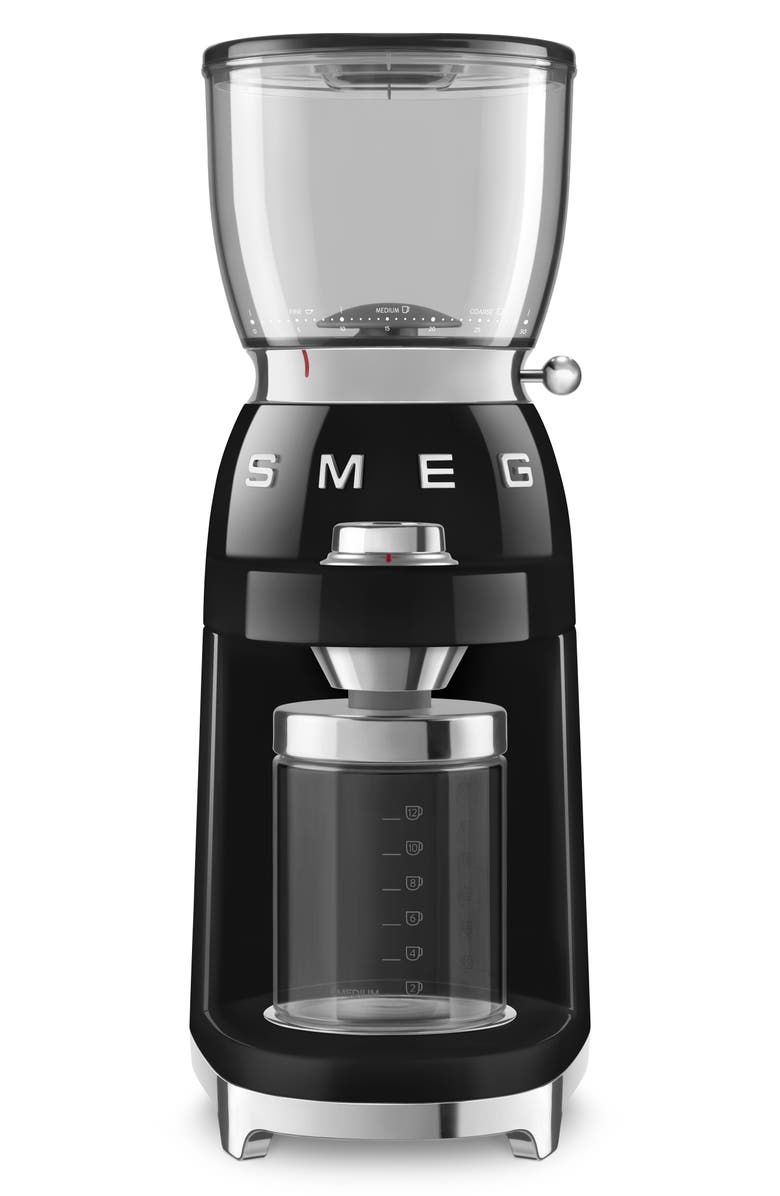 smeg '50s Retro Style Espresso Grinder, Main, color, Black
