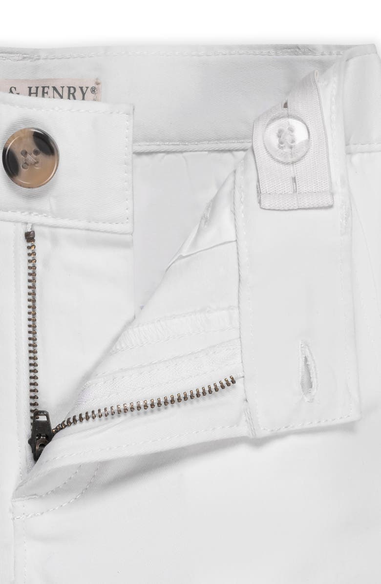 Hope & Henry Organic Skinny Stretch Twill Chino Pant, Alternate, color, White