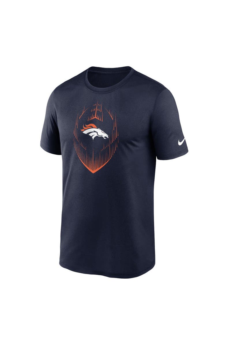 Nike Men's Nike Navy Denver Broncos Primetime Legend Icon Performance T-Shirt, Alternate, color, 
