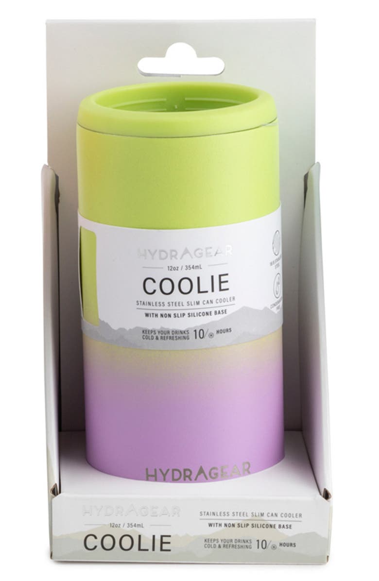 Hydragear 12-Ounce Slim Can Cooler, Alternate, color, Green Purple