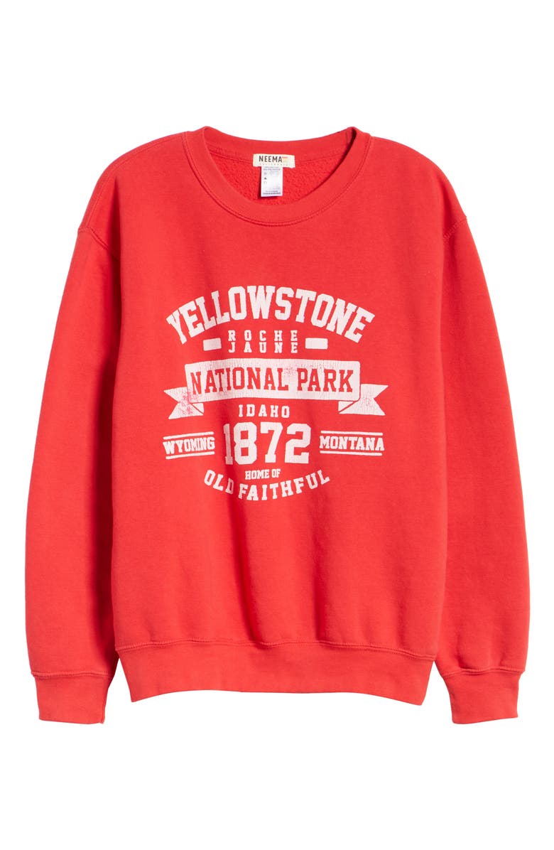 Neema California Zane Yellowstone Graphic Sweatshirt, Alternate, color,
