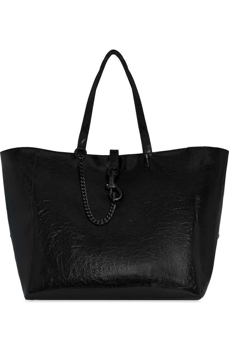 Rebecca Minkoff Leather Weekender Tote, Main, color,