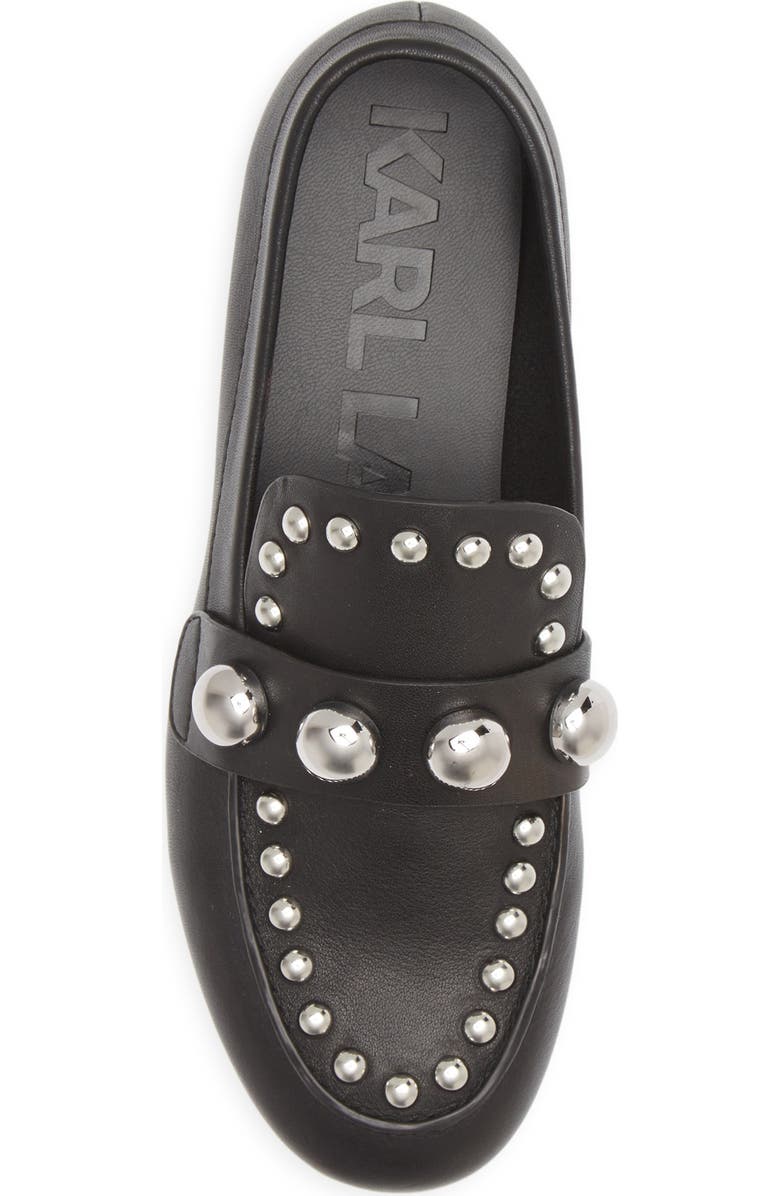 KARL LAGERFELD PARIS Avah Studded Loafer, Alternate, color,