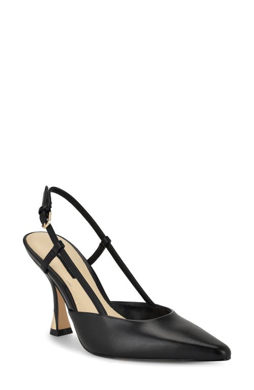 Nine West Vassa Pointed Toe Slingback Pump In Black