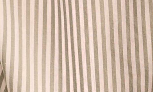LUCKY BRAND LUCKY BRAND STRIPE OVERSIZE BUTTON BACK COTTON BUTTON-UP SHIRT