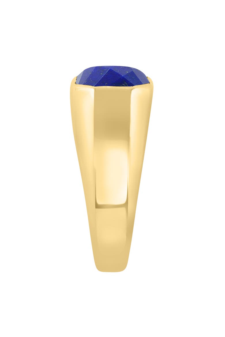 Men's Lapis Lazuli Signet Ring, Alternate, color, BLUE