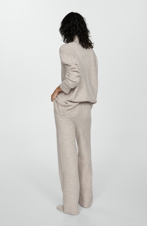 Mango Wide Leg Knit Pants