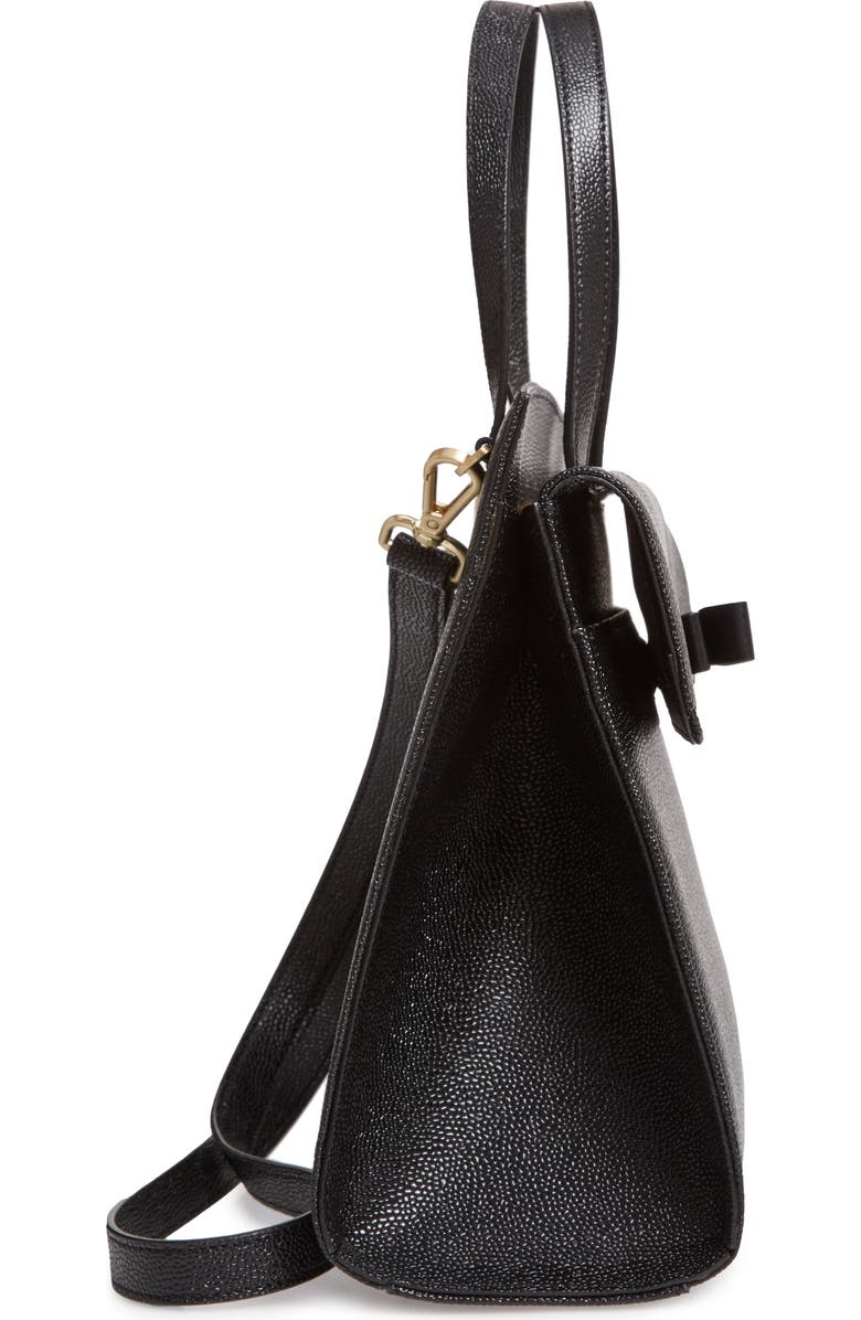 Ted Baker London Aarilli Bow Leather Satchel, Alternate, color,