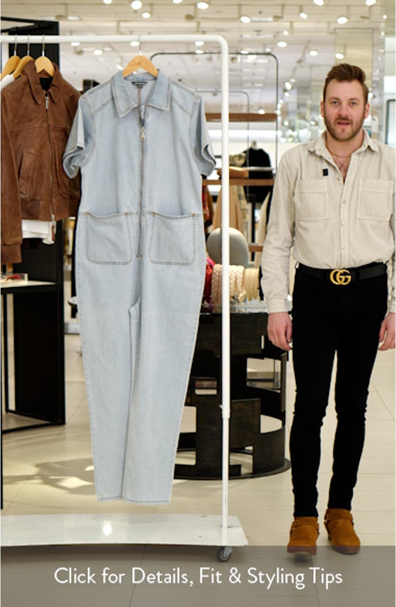 Eira Denim Jumpsuit, sales video thumbnail