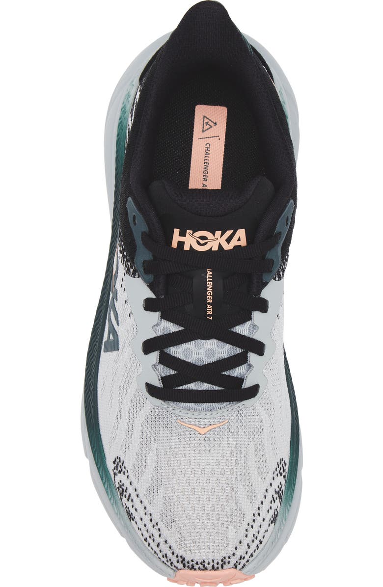 HOKA Challenger 7 Running Shoe, Alternate, color, Harbor Mist / Spruce