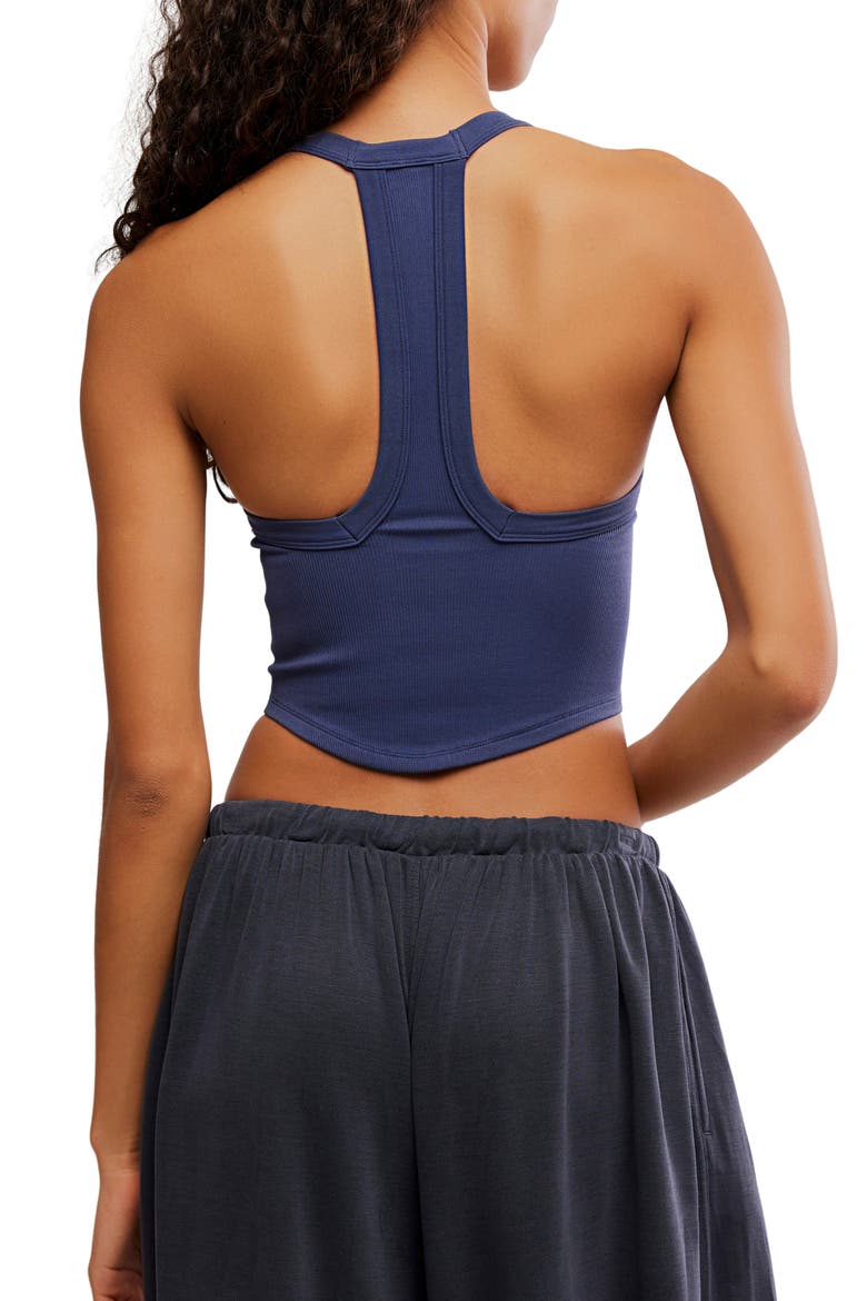 FP Movement All Clear Crop Racerback Tank, Alternate, color, MIDNIGHT NAVY