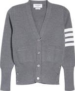 Thom Browne 4-Bar Merino Wool Cardigan