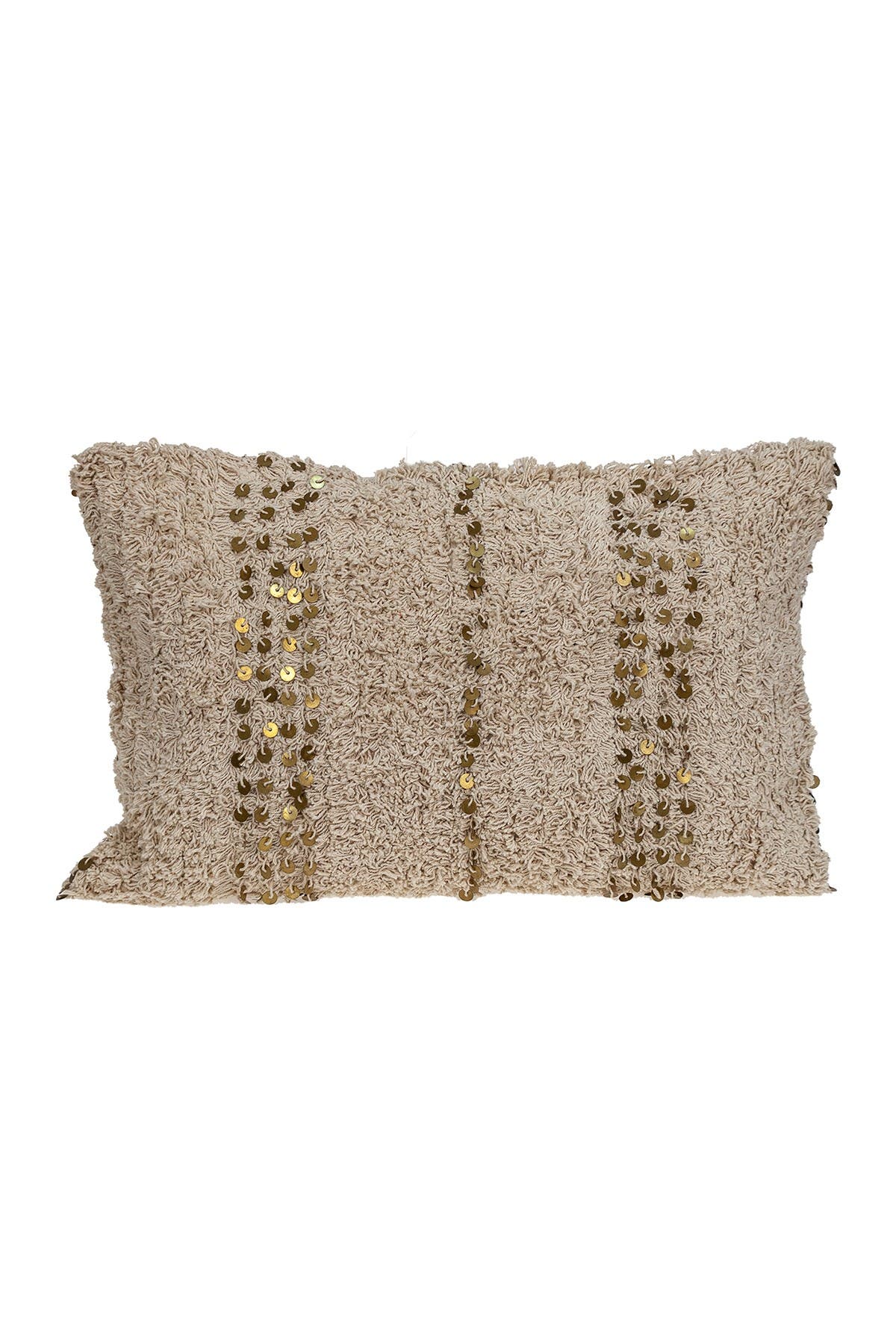 PARKLAND COLLECTION Acacia Balm Transitional Beige Throw Pillow