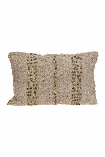 PARKLAND COLLECTION Acacia Balm Transitional Beige Throw Pillow