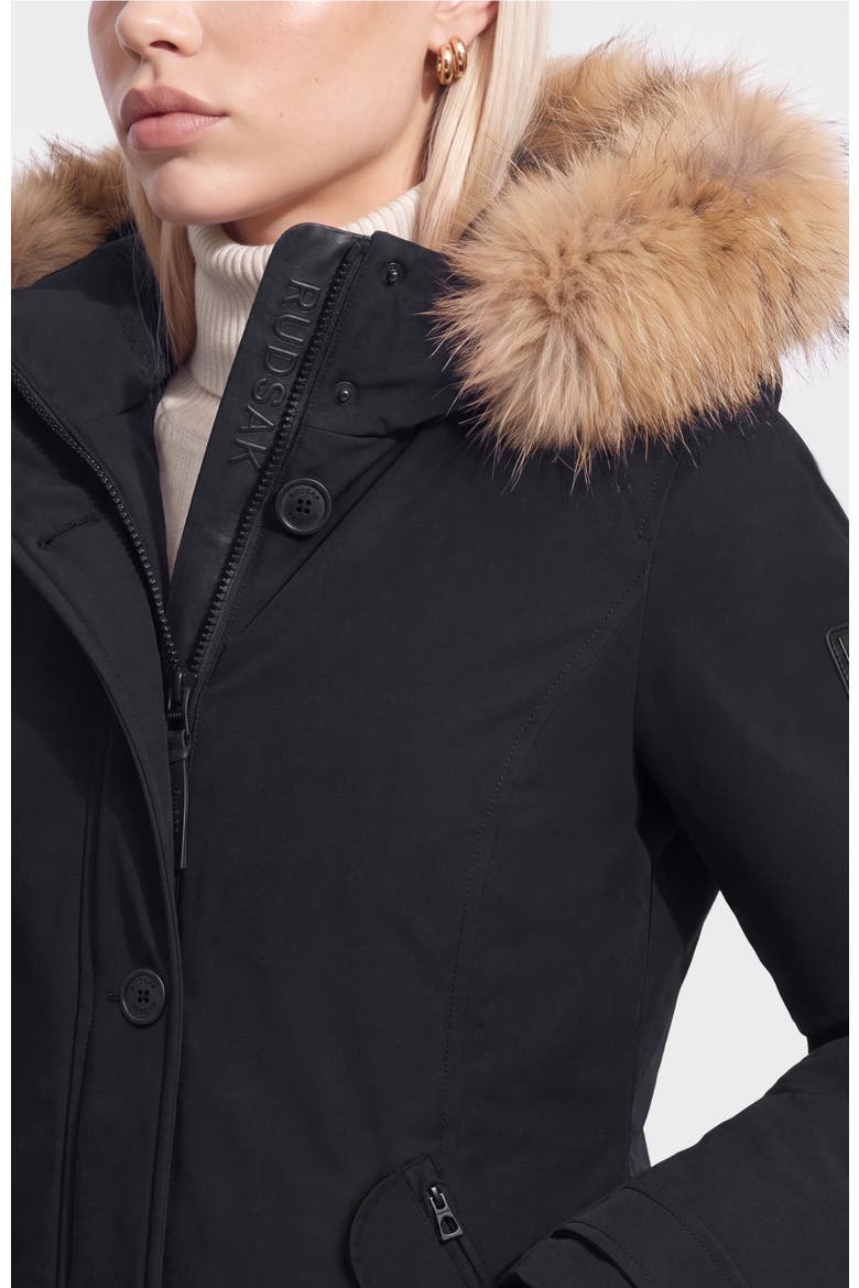 Keyshia Down Parka, Alternate, color, Black