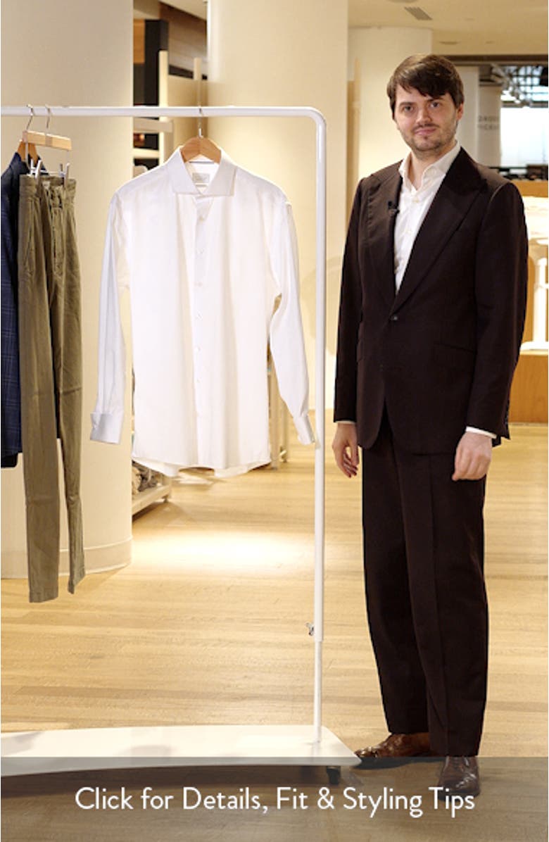 Cover Modern Fit Non-Iron French Cuff Cotton Dress Shirt, sales video thumbnail