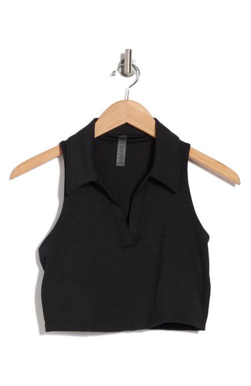 BEYOND YOGA BEYOND YOGA HEATHER SLEEVELESS RIB CROP TOP