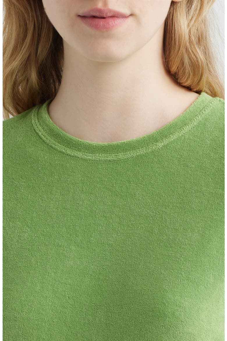 The Terry Baby Tee, Alternate, color, PERIDOT