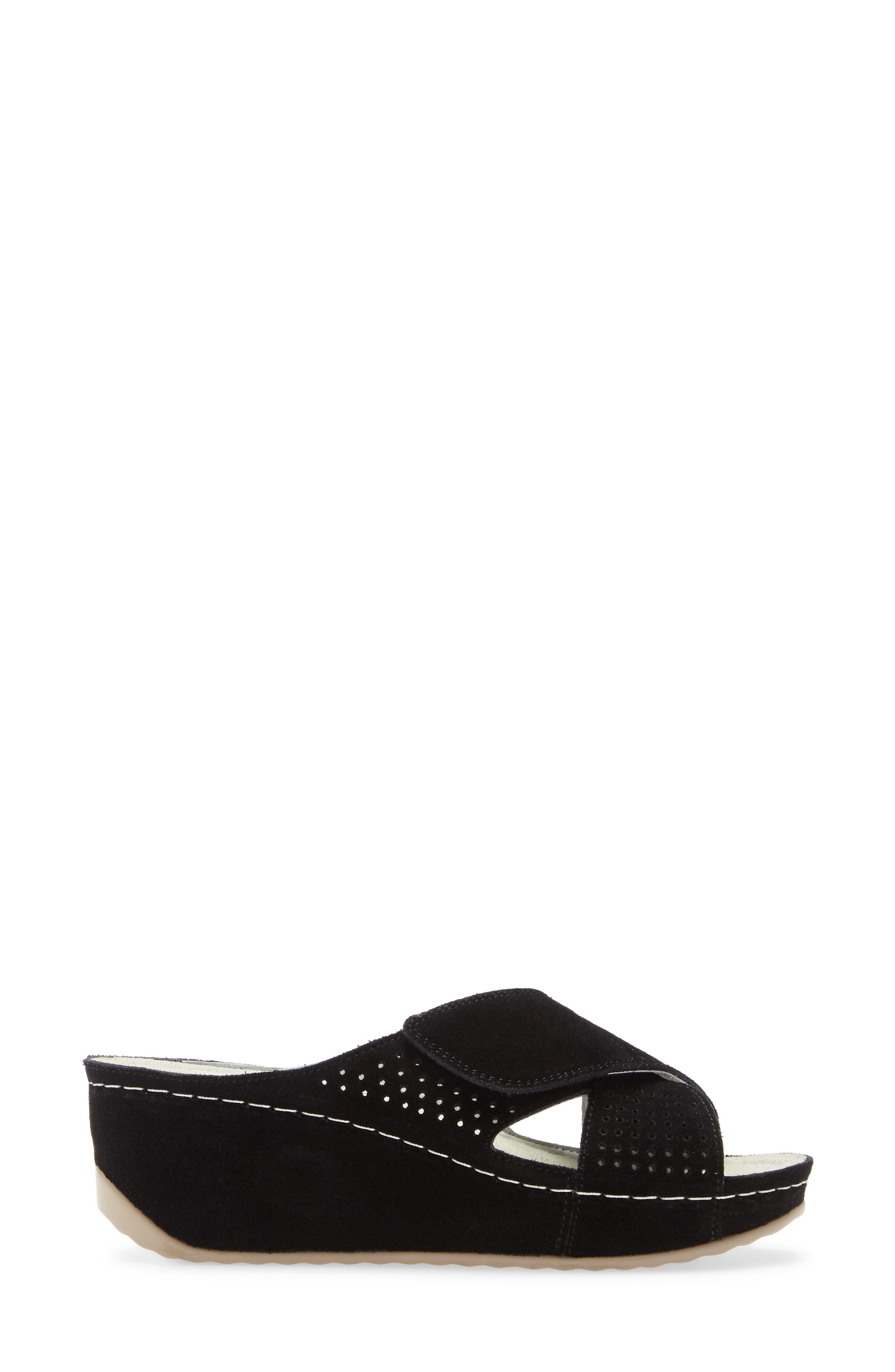 David Tate Iconic Wedge Sandal, Alternate, color, 