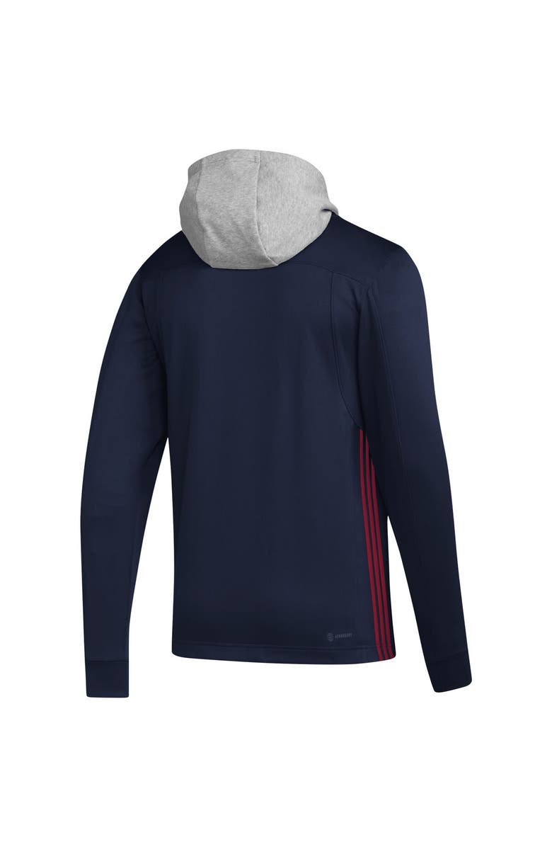 adidas Men's adidas Navy Montreal Canadiens Refresh Skate Lace AEROREADY Pullover Hoodie, Alternate, color, 
