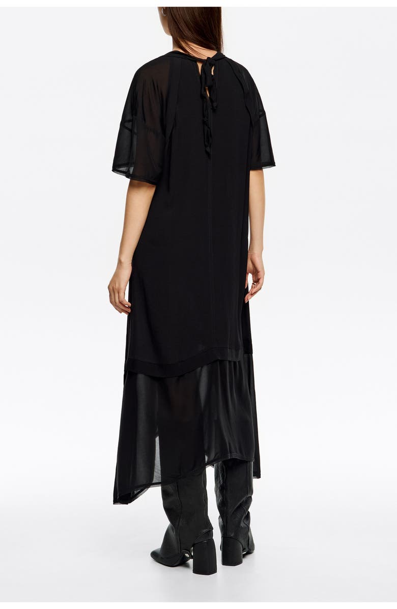 Bimba y Lola A-Line 2 1 Dress, Alternate, color, Washed Black
