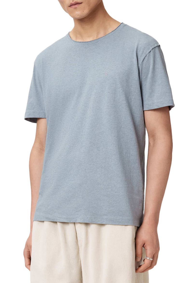 Flax Short Sleeve T-shirt, Main, color, MAYA BLUE