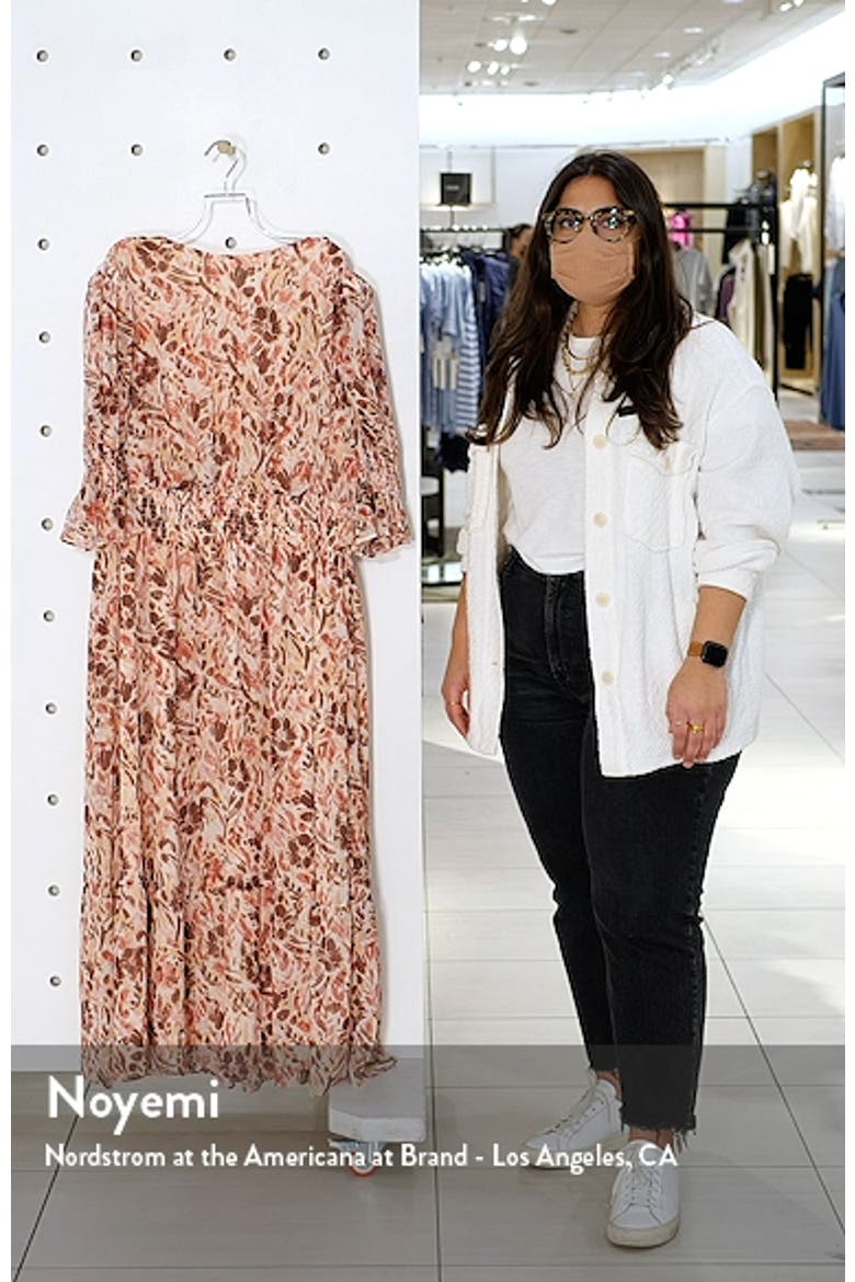 Floral Smock Midi Dress video