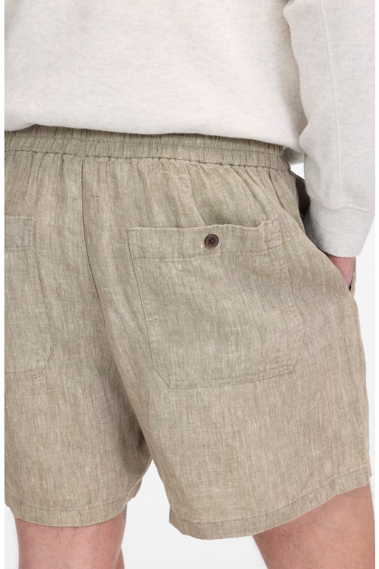 Everywear Linen Shorts, Alternate, color, SAGE