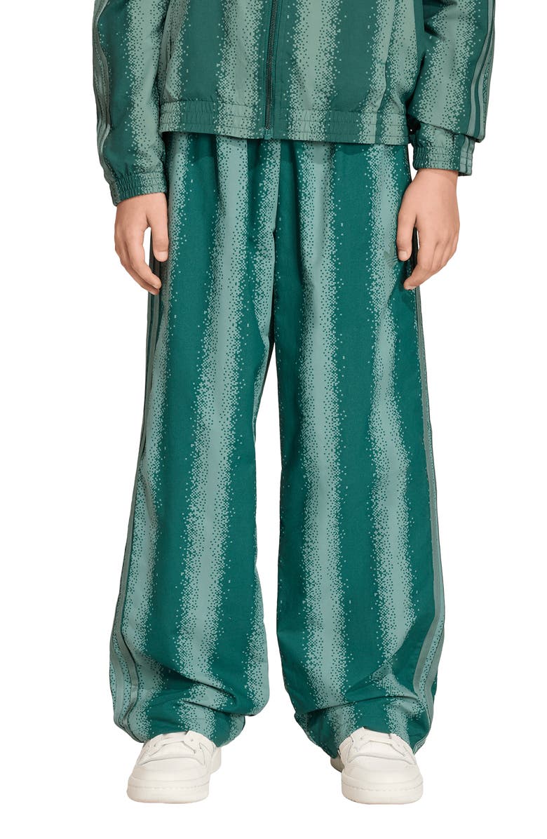 adidas Originals Kids' Minecraft 3-Stripes Track Pants, Alternate, color, Collegiate Green/ Tech Emerald