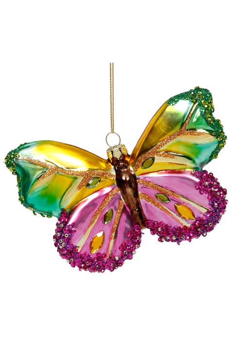 Sparkle Butterfly Ornament, Set of 12