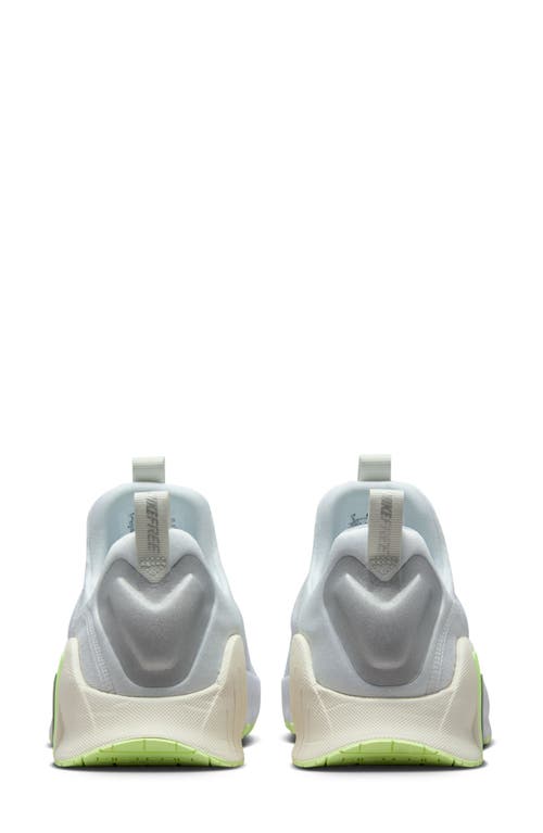 Nike (wmns)  Free Metcon 6 'white Metallic Silver Barely Volt' In Multi