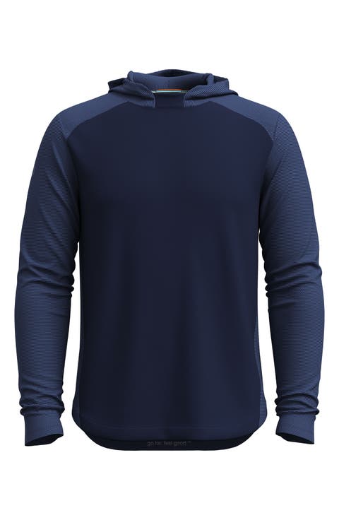 Active Mesh Pulllover Hoodie