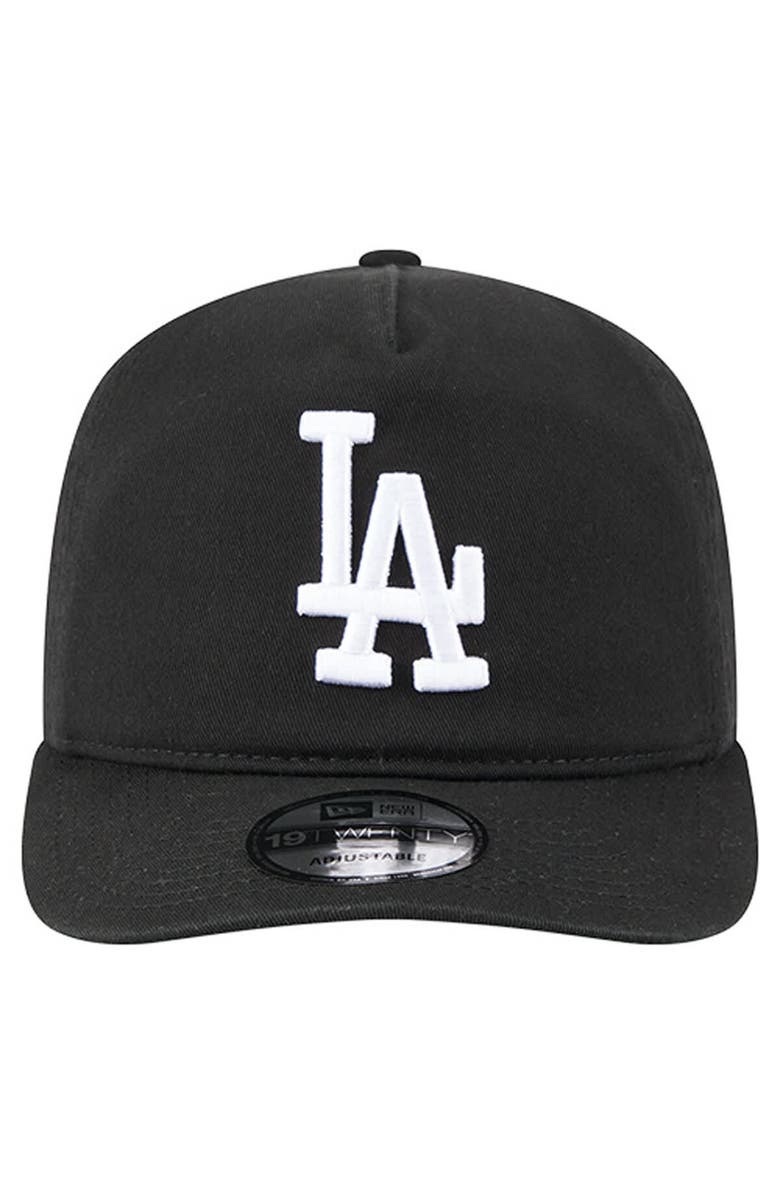 New Era Men's New Era Black/White Los Angeles Dodgers 19TWENTY Adjustable Hat, Alternate, color,